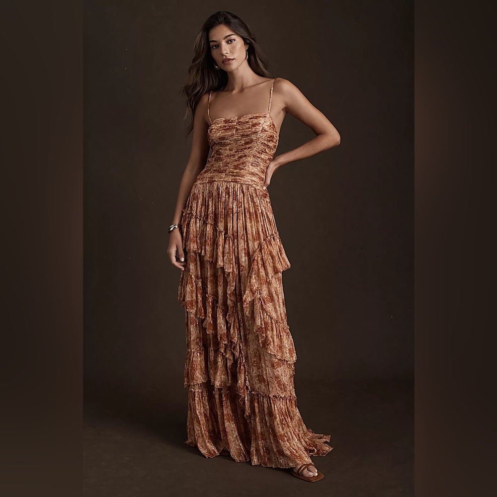 Anthropologie BHLDN Jessa Asymmetrical Dress - Sz 4